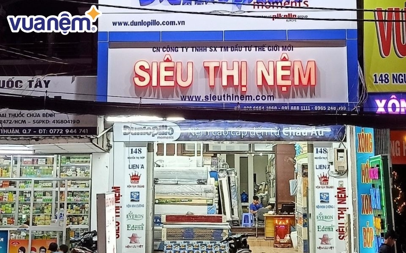 Cửa hàng nệm lò xo bình dân Siêu Thị Nệm