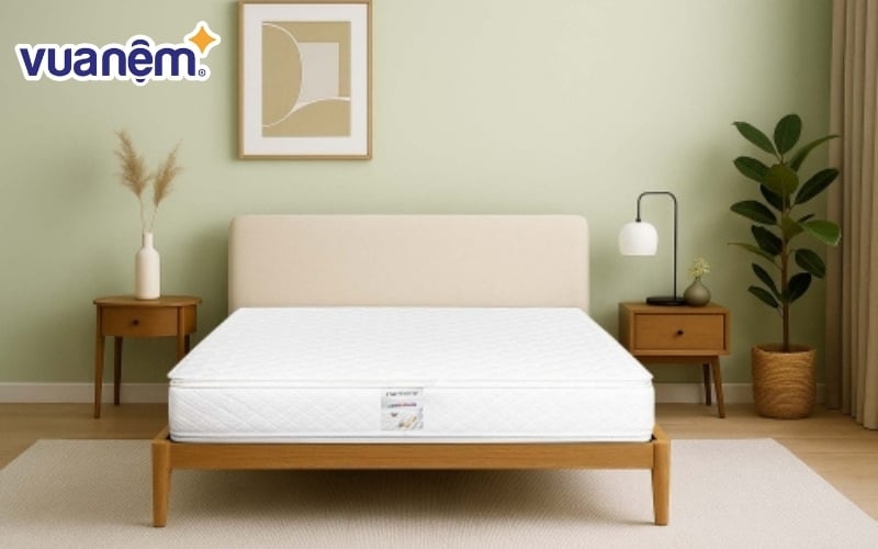 Nệm lò xo Vạn Thành Harmony tích hợp lớp xơ dừa thoáng khí