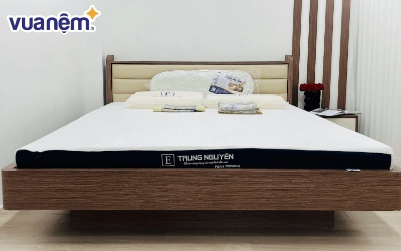Đệm foam 1m Trung Nguyên sở hữu lớp than hoạt tính kháng khuẩn