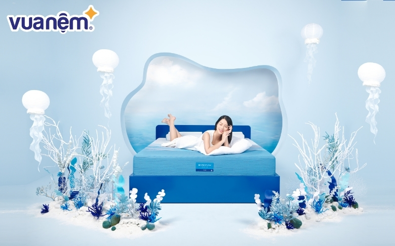 Nệm Aeroflow Pride điều hòa không khí, mang tới sự mát mẻ