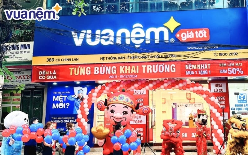 Vua Nệm - Cửa hàng nệm chăn ga gối Hòa Bình chất lượng và uy tín