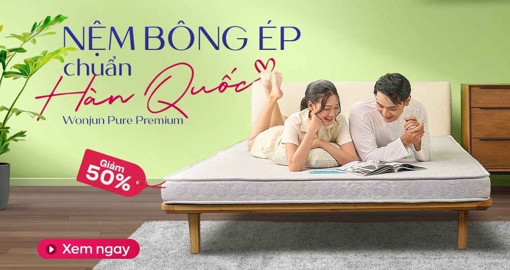 Banner nệm bông ép
