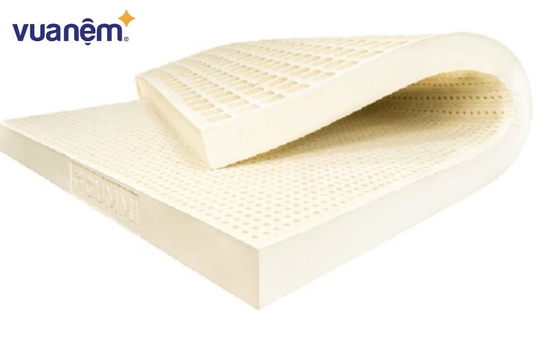 Cấu trúc lỗ giúp nệm cao su thoáng khí