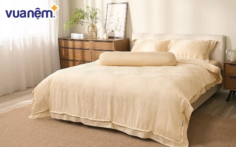 Bộ chăn ga Lụa tencel cao cấp Amando Lagom 5