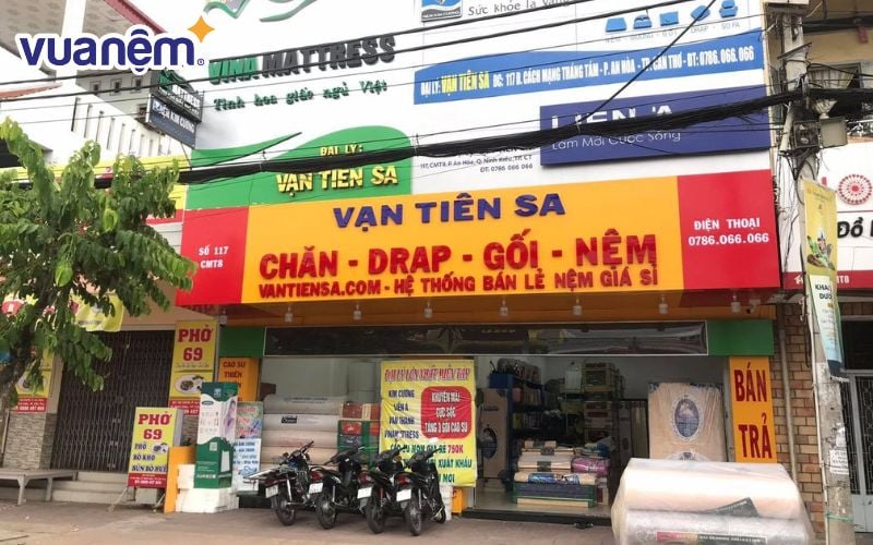 Cửa hàng Vạn Tiên Sa chuyên cung cấp nệm cao su non tại Cần Thơ