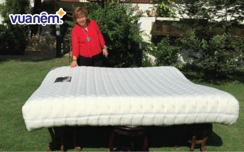 Ánh nắng trực tiếp có thể làm hỏng nệm cao su