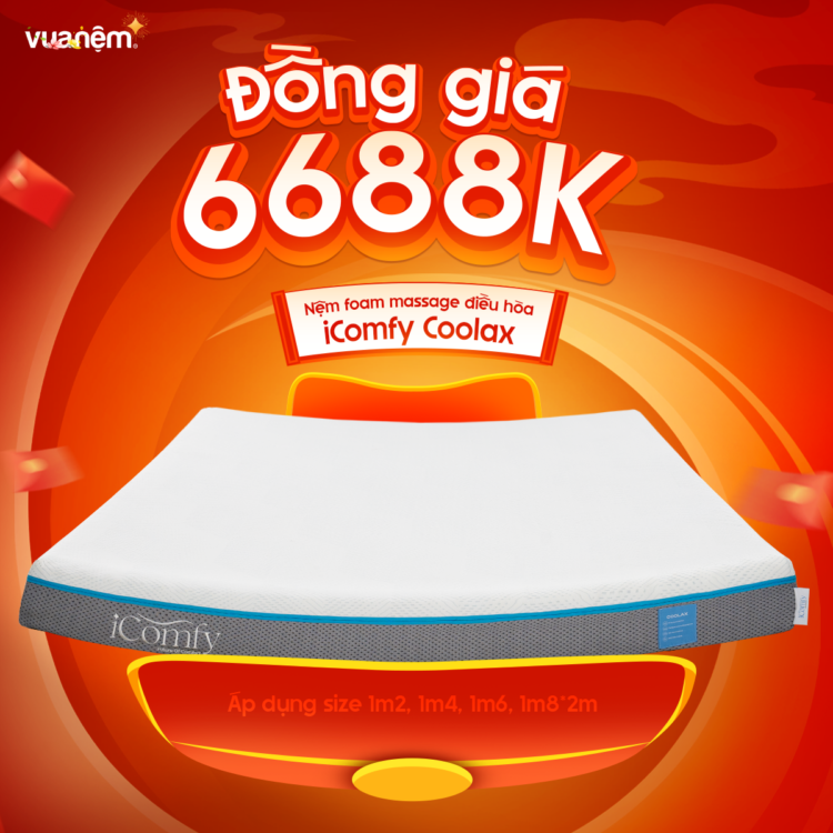 Nệm IComfy Coolax đồng giá 6.688K