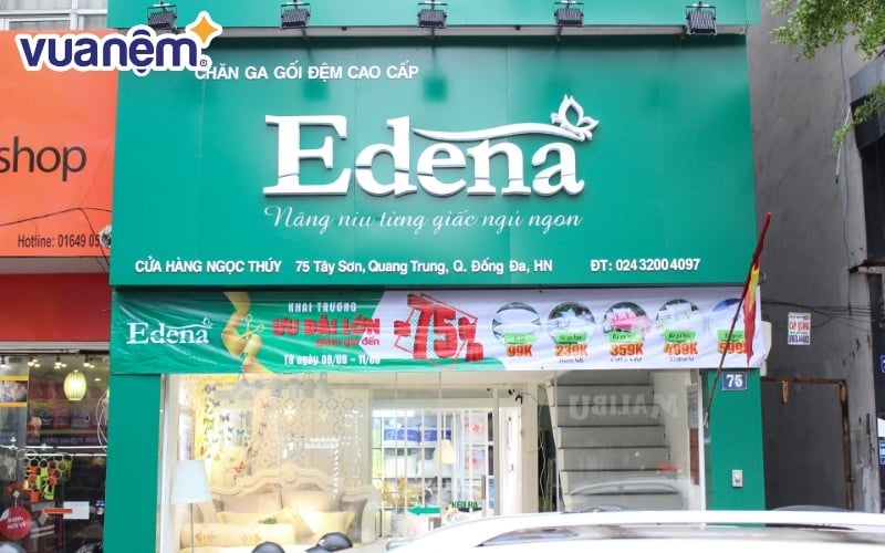 Shop nệm uy tín Edena