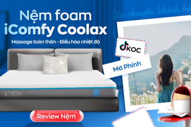 TikToker Má Phính hé lộ trải nghiệm mát xa tại nhà mỗi đêm với nệm iComfy Coolax