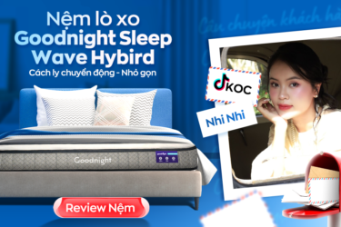 TikToker Nhi Nhi có trải nghiệm ngủ 5 sao với nệm Sleep Wave Hybrid