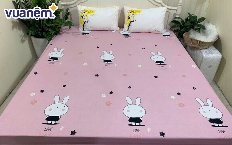sử dụng ga trải giường Cách bảo quản nệm cao su đúng cách là sử dụng ga trải giường