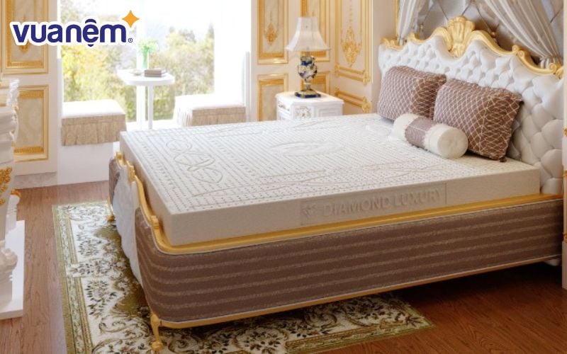 Cập nhật giá nệm cao su 1m4 - Nệm cao su Kim Cương Happy Gold