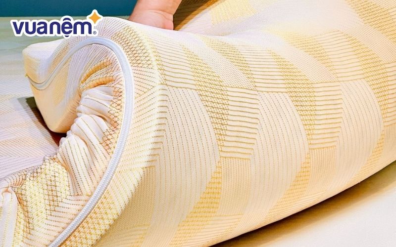 Nệm cao su êm ái và đàn hồi cao tốt cho sức khỏe người dùng