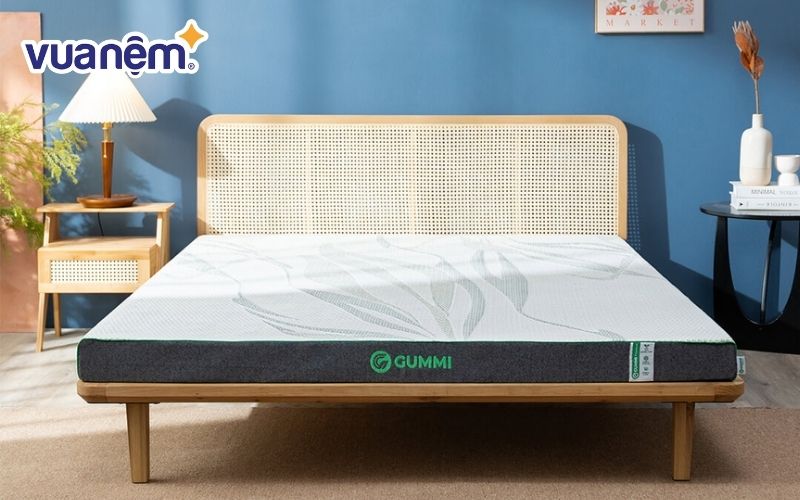 Nệm cao su than tre chất liệu thiên nhiên 100%