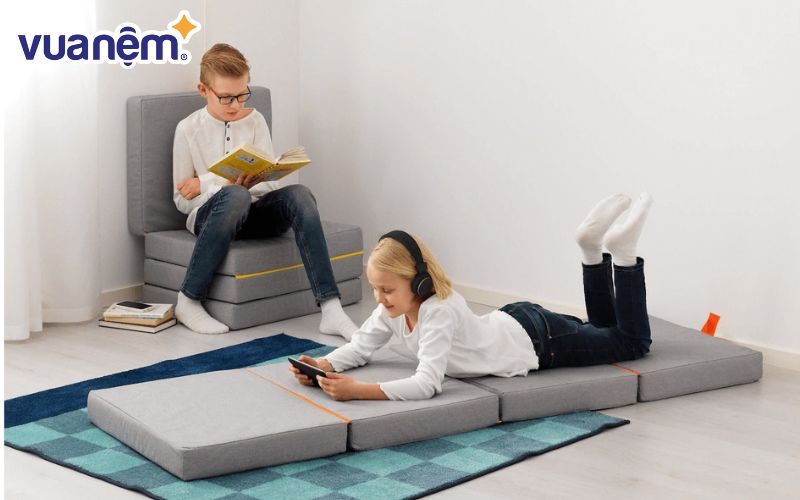 Nệm chất liệu bông ép có nhiều ưu điểm vượt trội