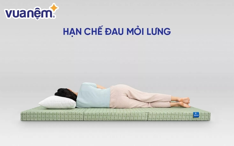 Đệm có khả năng hạn chế đau lưng tốt