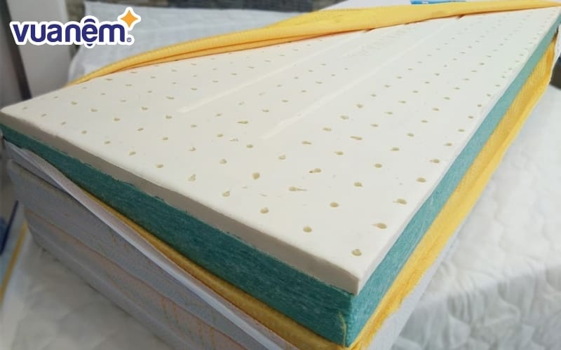 Nệm cao su bông ép sở hữu nhiều điểm mạnh nổi bật
