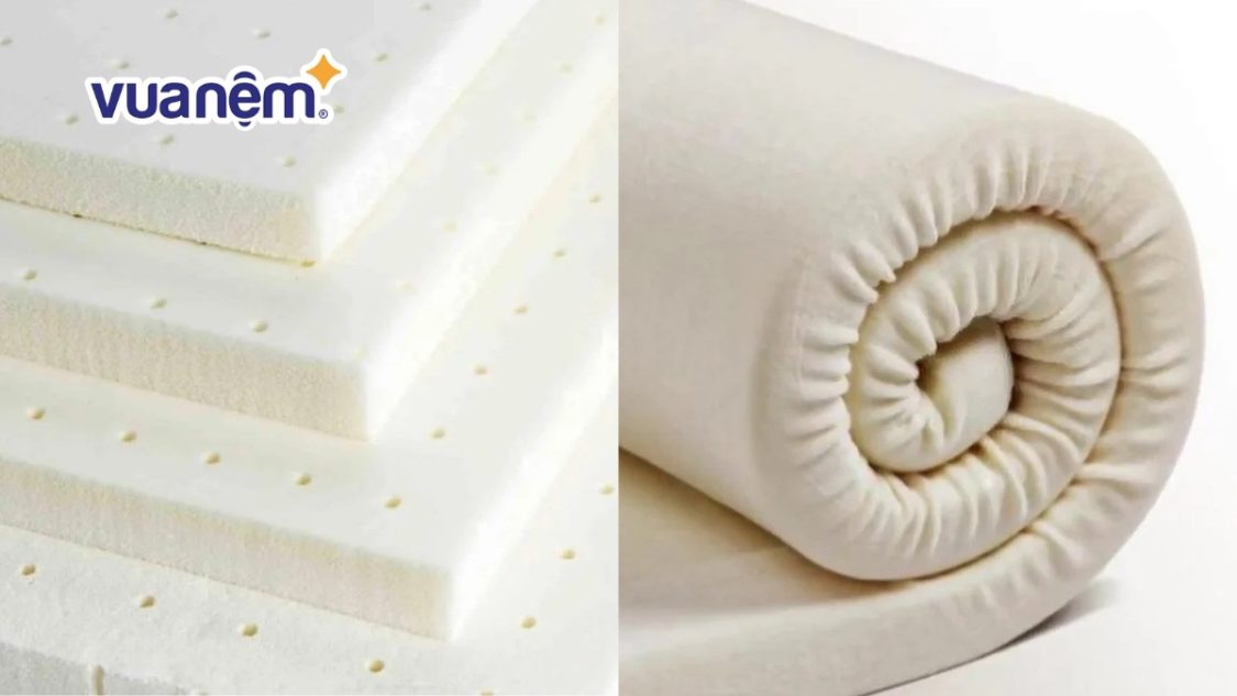 So sánh 2 loại nệm cao su thiên nhiên và nệm cao su nhân tạo cực kỳ chi tiết