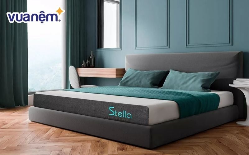 Nệm Kim Cương Stella đa tầng với lớp foam và lớp cao su