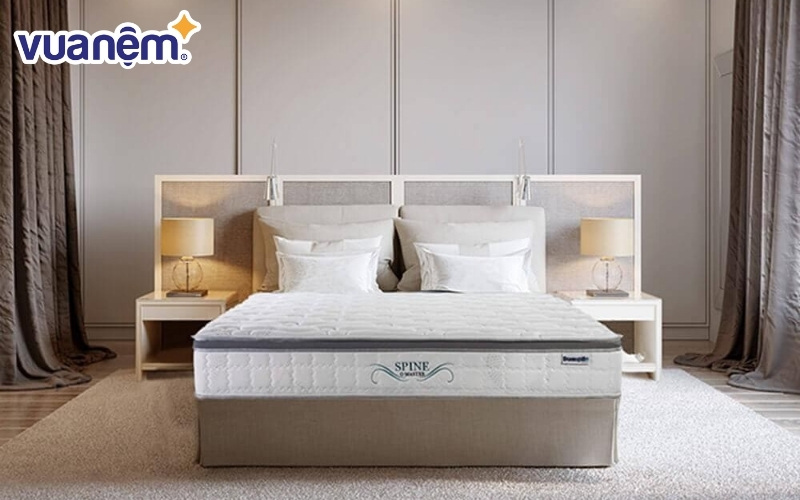 Nệm được thiết kế sang trọng, phù hợp mọi không gian
