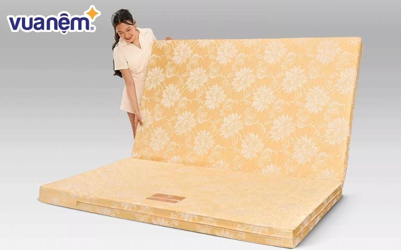 Cách chọn nệm cho chung cư - Nệm bông ép dễ gấp gọn khi không sử dụng