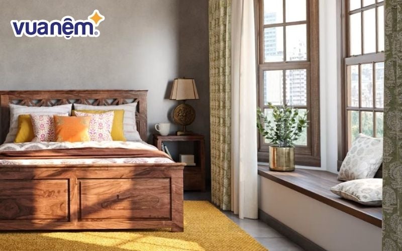 Mở cửa sổ đón nắng tạo cảm giác ấm áp và sạch sẽ