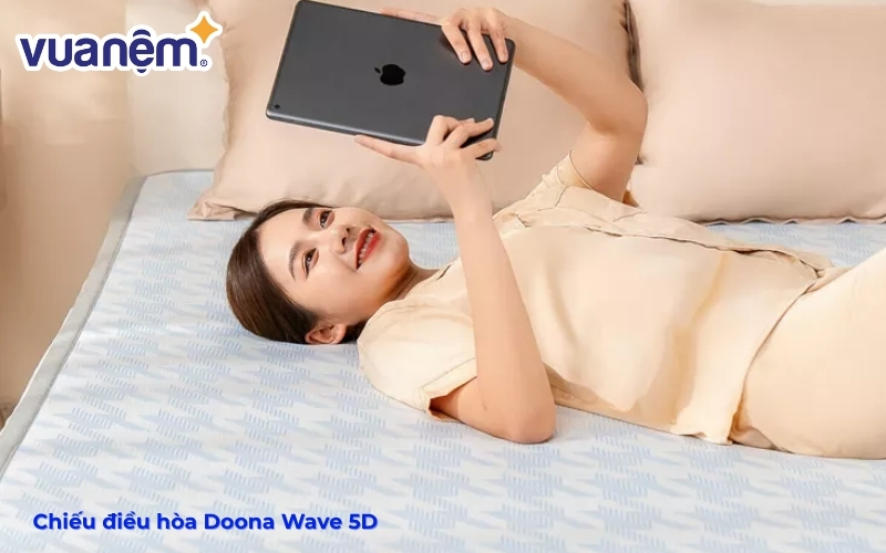 Chiếu điều hòa Doona Wave 5D, thoát hơi nhanh, ngủ dễ chịu