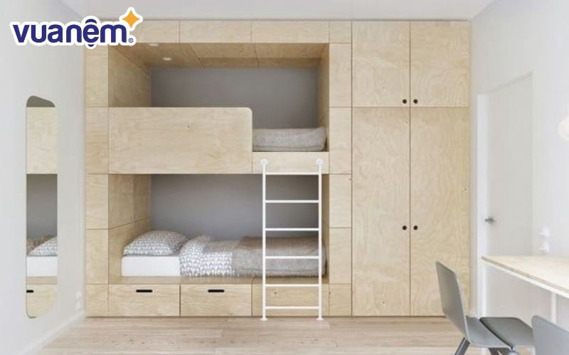 Mẫu giường tầng đa năng - Mẫu 2
