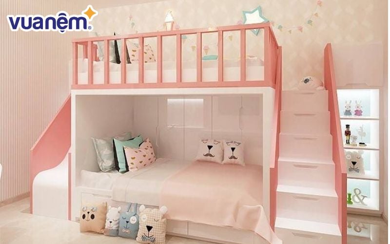 Mẫu giường tầng thiết kế cho trẻ em - Mẫu 1