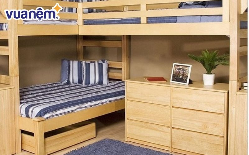 Mẫu giường tầng thiết kế cho người lớn - Mẫu 1