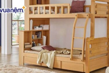giường tầng gỗ sồi