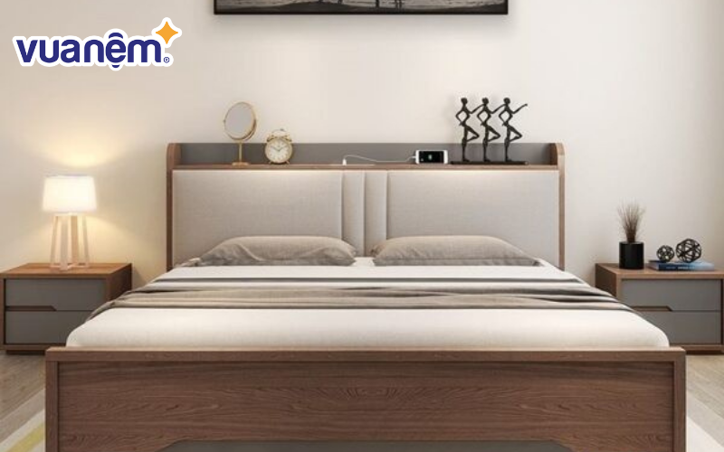 Mẫu giường gỗ công nghiệp số 10