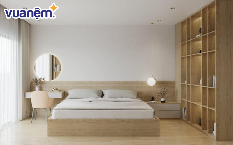 Mẫu giường gỗ công nghiệp số 14