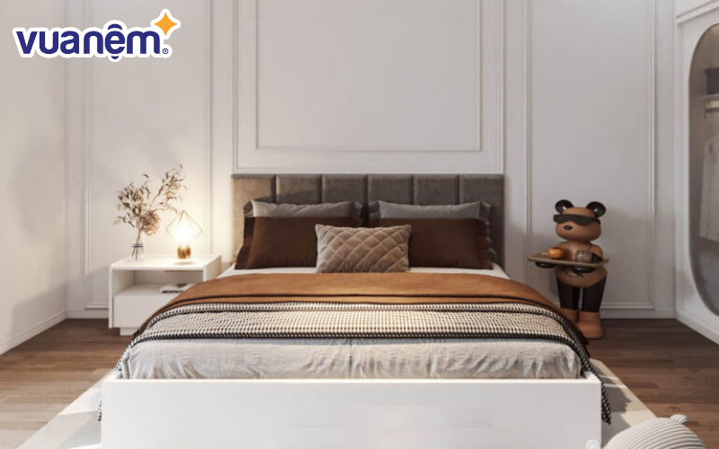 Mẫu giường gỗ công nghiệp số 17