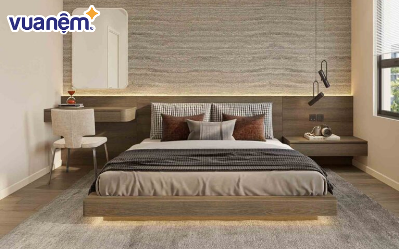 Mẫu giường gỗ công nghiệp số 8