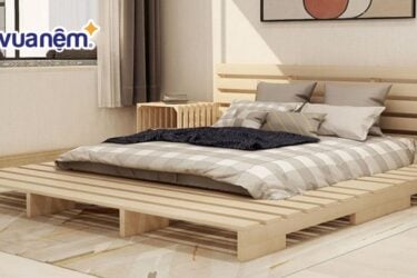 mẫu giường gỗ pallet