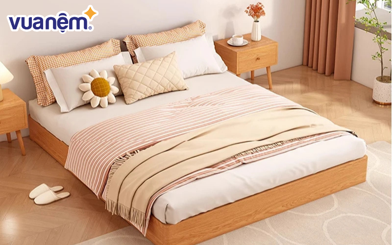 Mẫu giường gỗ tự nhiên số 15