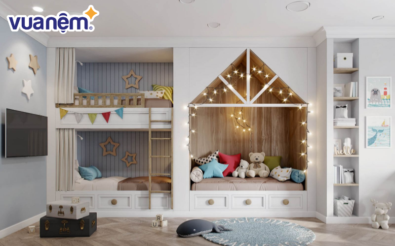 Giường tầng công chúa mẫu 1