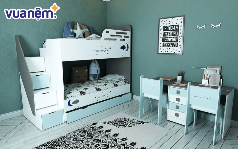 Mẫu giường tầng bằng nhựa số 1