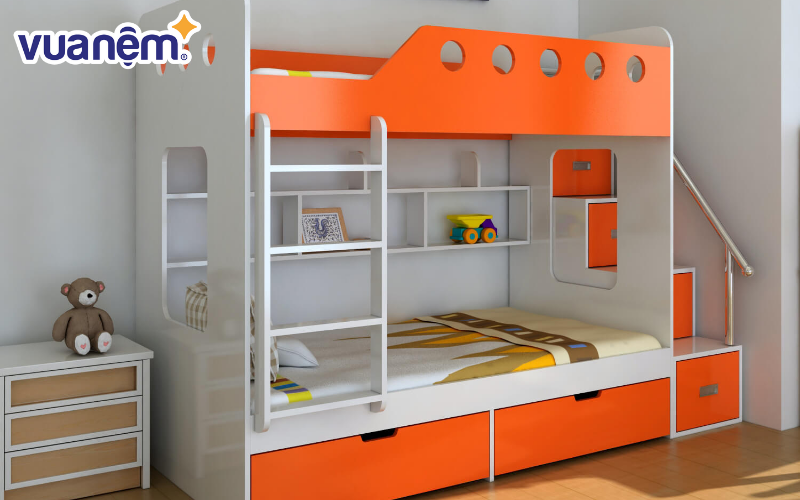 Mẫu giường tầng bằng gỗ công nghiệp số 1