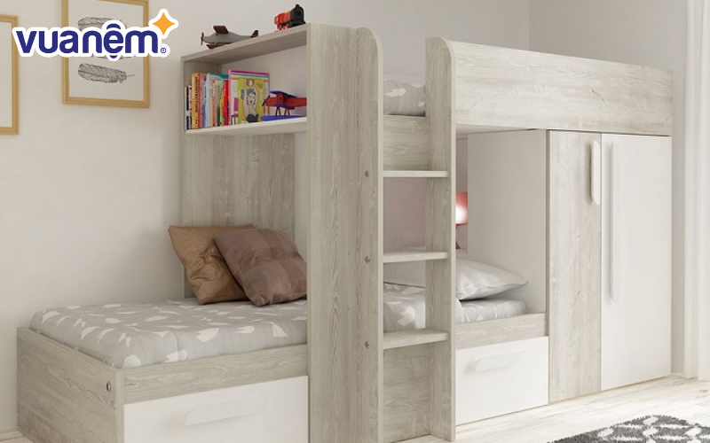 Mẫu giường tầng bằng gỗ công nghiệp số 3