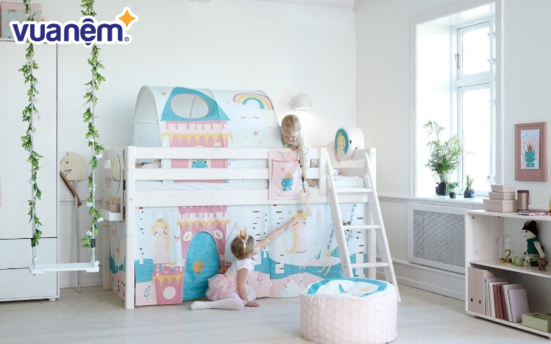 Mẫu giường tầng dành cho bé gái số 2