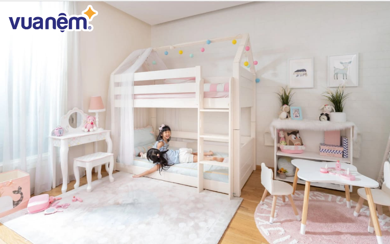 Mẫu giường tầng dành cho bé gái số 3