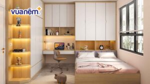 7 mẫu giường thông minh kết hợp tủ tối ưu diện tích phòng
