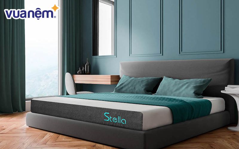 Nệm cao su đa tầng Kim Cương Stella mang lại khả năng nâng đỡ cột sống vượt trội và cảm giác êm ái dễ chịu