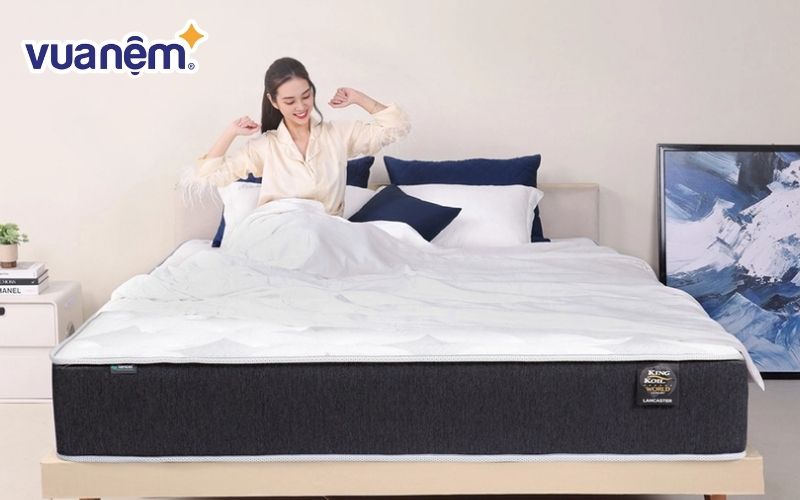 Với hệ thống lò xo dày đặc, nệm Kingkoil được đánh giá cao về khả năng nâng đỡ