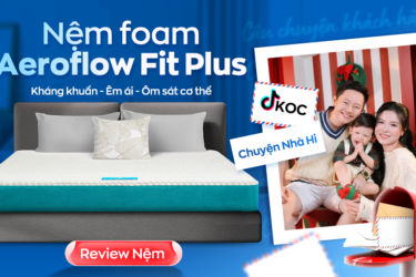 TikToker Chuyện Nhà Hi chia sẻ bí quyết ngủ ngon chỉ nhờ nệm Aeroflow Fit Plus