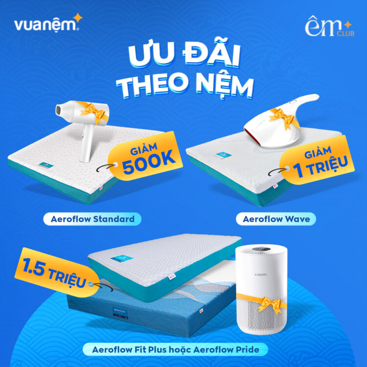 Ưu đãi theo nệm – Quà tặng độc quyền