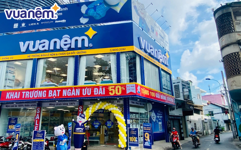Vua Nệm đang là hệ thống bán lẻ chăn ga gối nệm lớn nhất tại Việt Nam hiện nay
