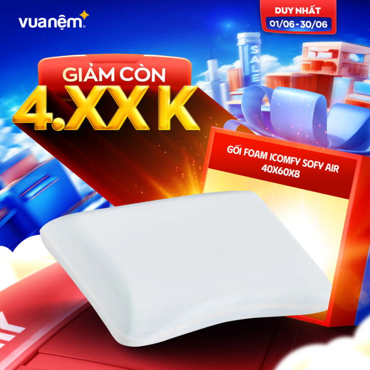Gối foam iComfy Sofy Air